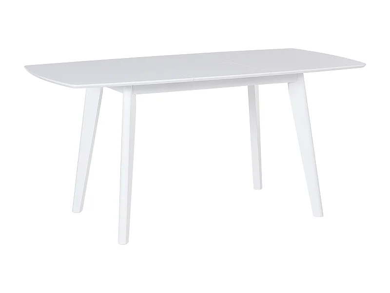 Table de salle à manger extensible SANFORD Blanc 120/160 cm 80 cm