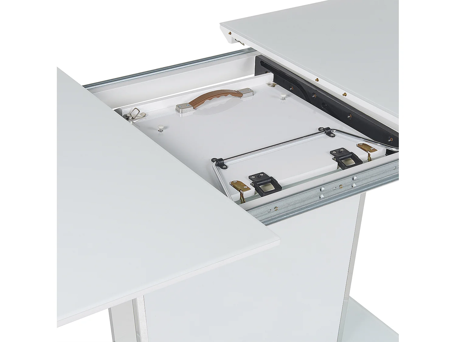 Mesa de jantar extensível SUNDS Branco 160/200 cm 90 cm