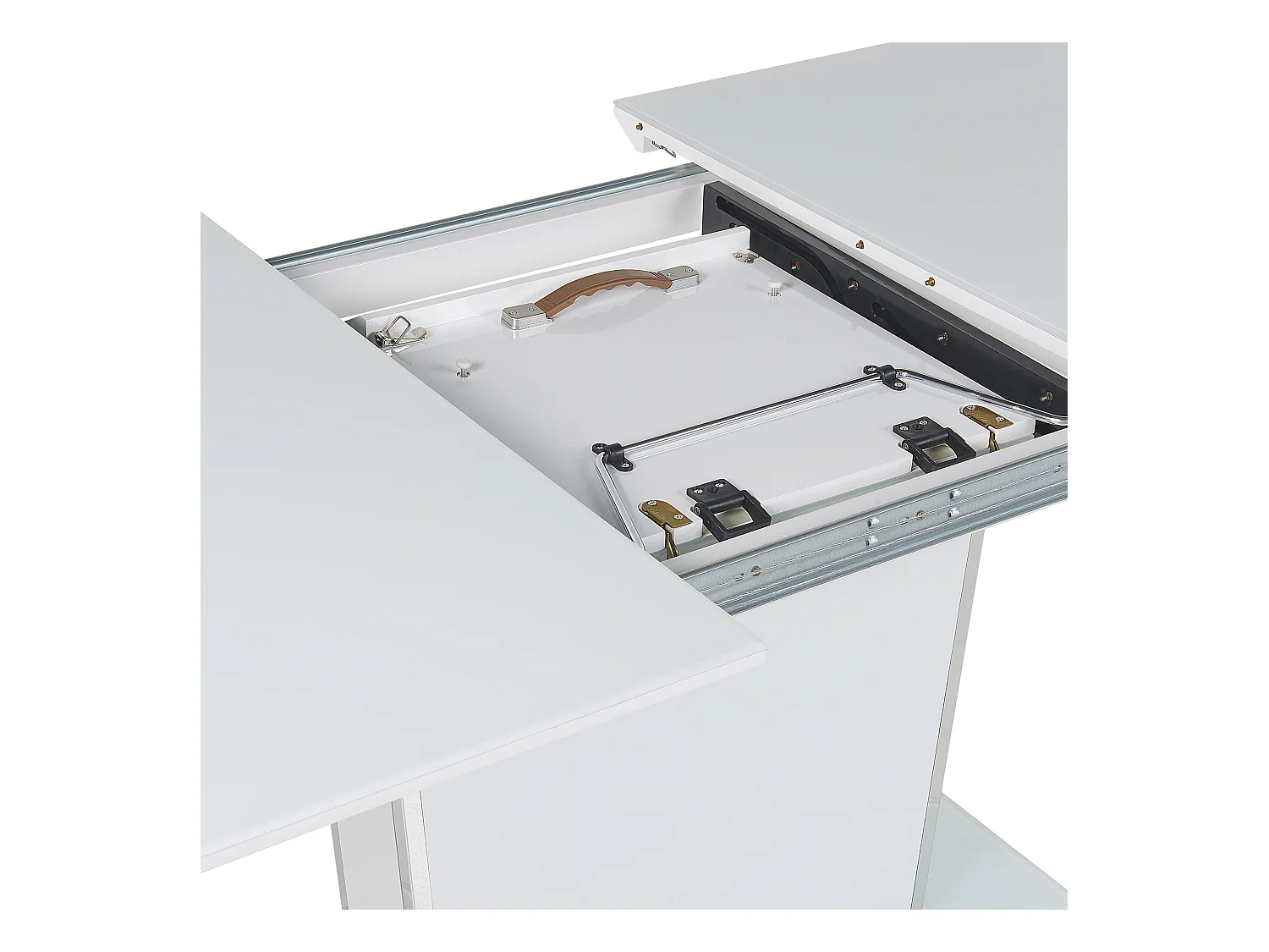 Tavolo da pranzo estensibile SUNDS Bianco 160/200 cm 90 cm