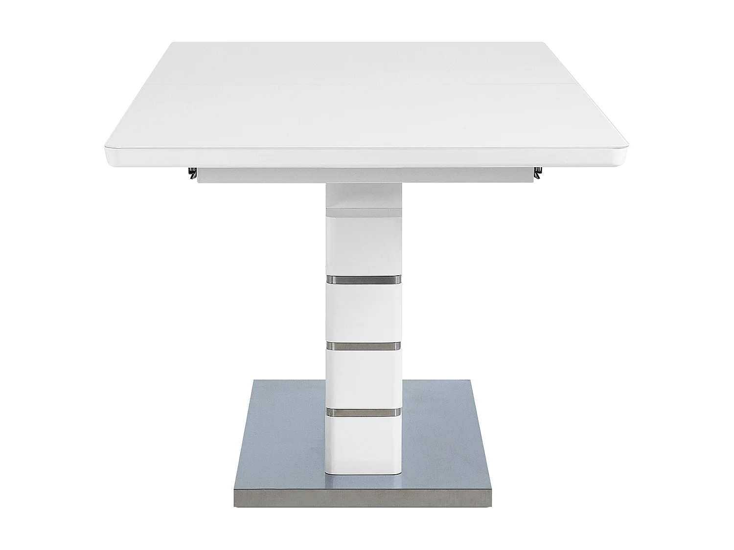Table de salle à manger extensible HAMLER Blanc 180/220 cm 90 cm