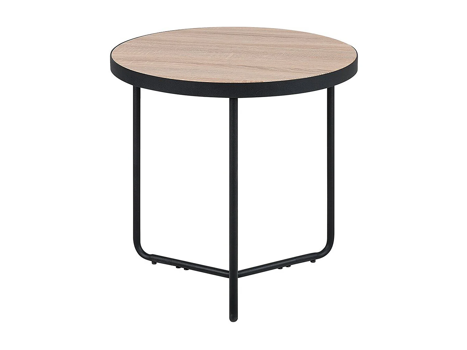 Lot de 2 tables basses MELODY Marron clair