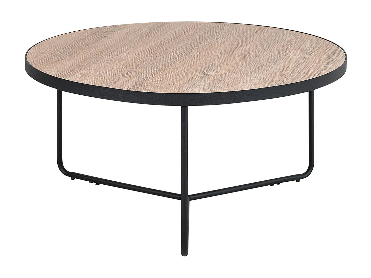 Lot de 2 tables basses MELODY Marron clair
