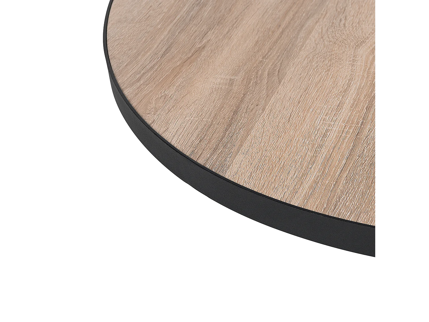Lot de 2 tables basses MELODY Marron clair