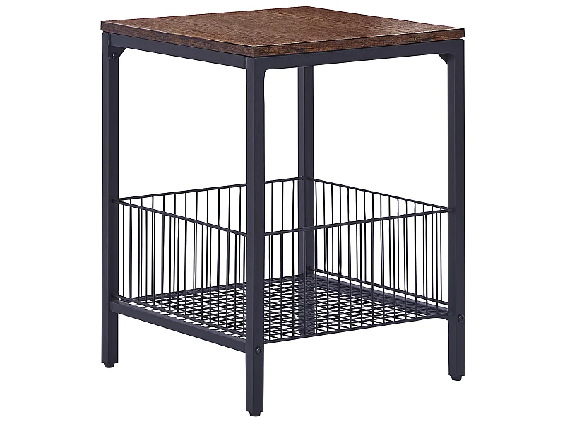 Stolik pomocniczy KENNER Ciemnobrązowy