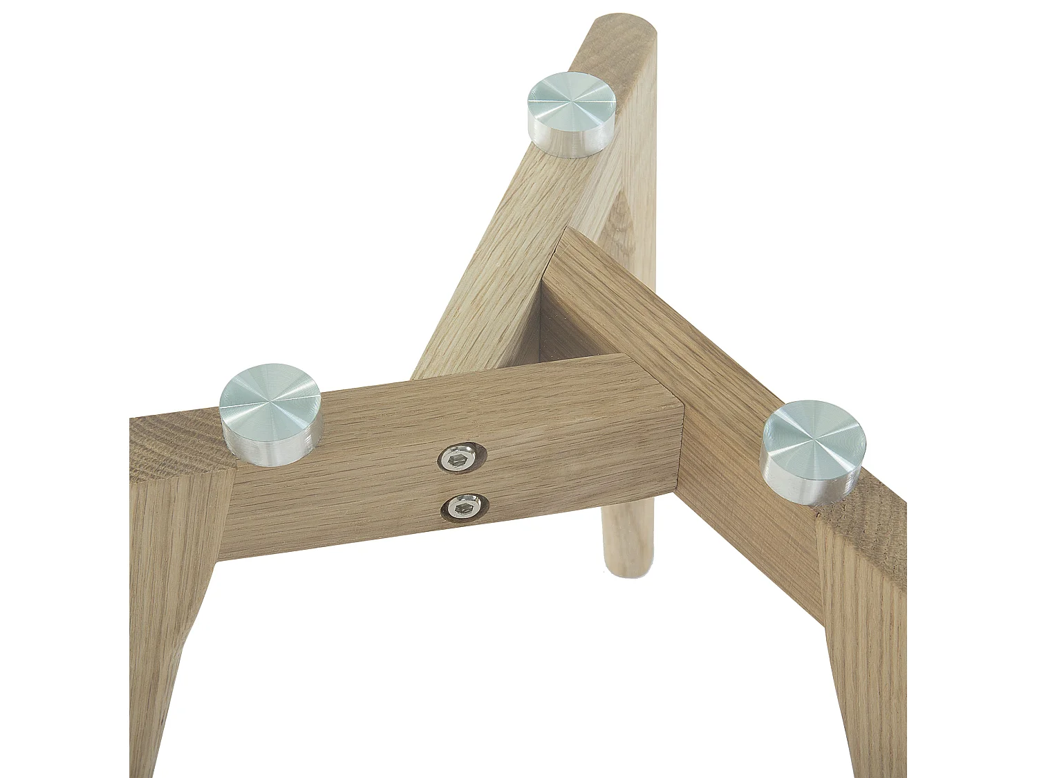 Set van 2 salontafels MISSOURI Glas Transparant