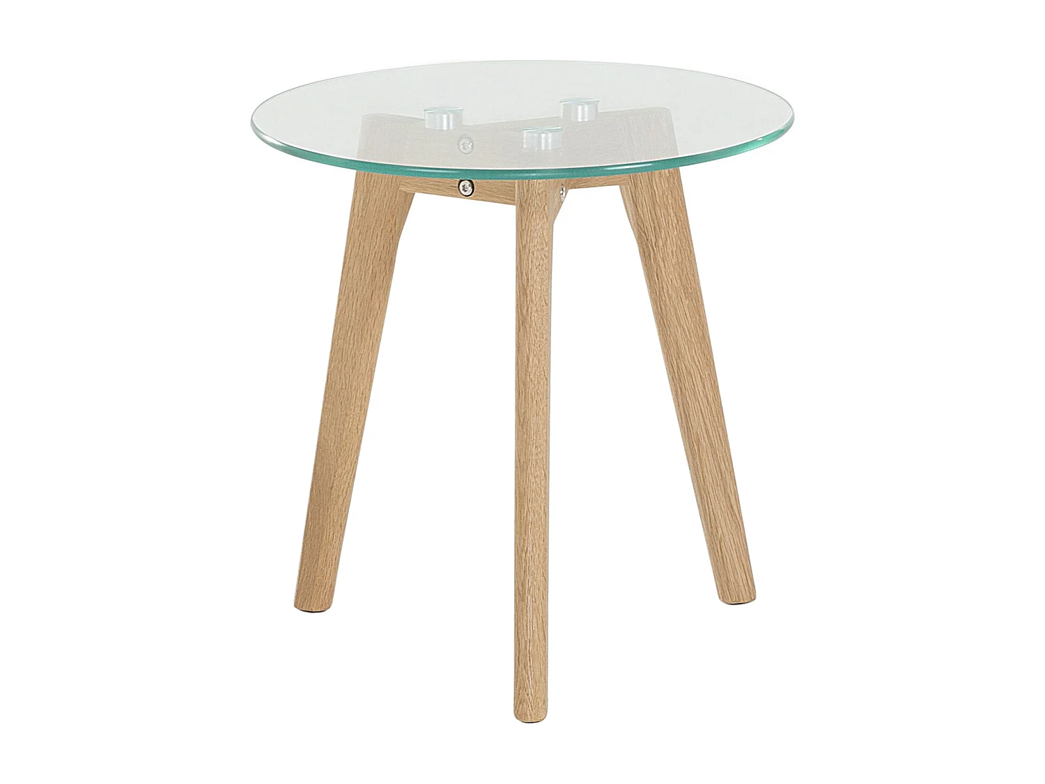 Lot de 2 tables basses MISSOURI Verre Transparent