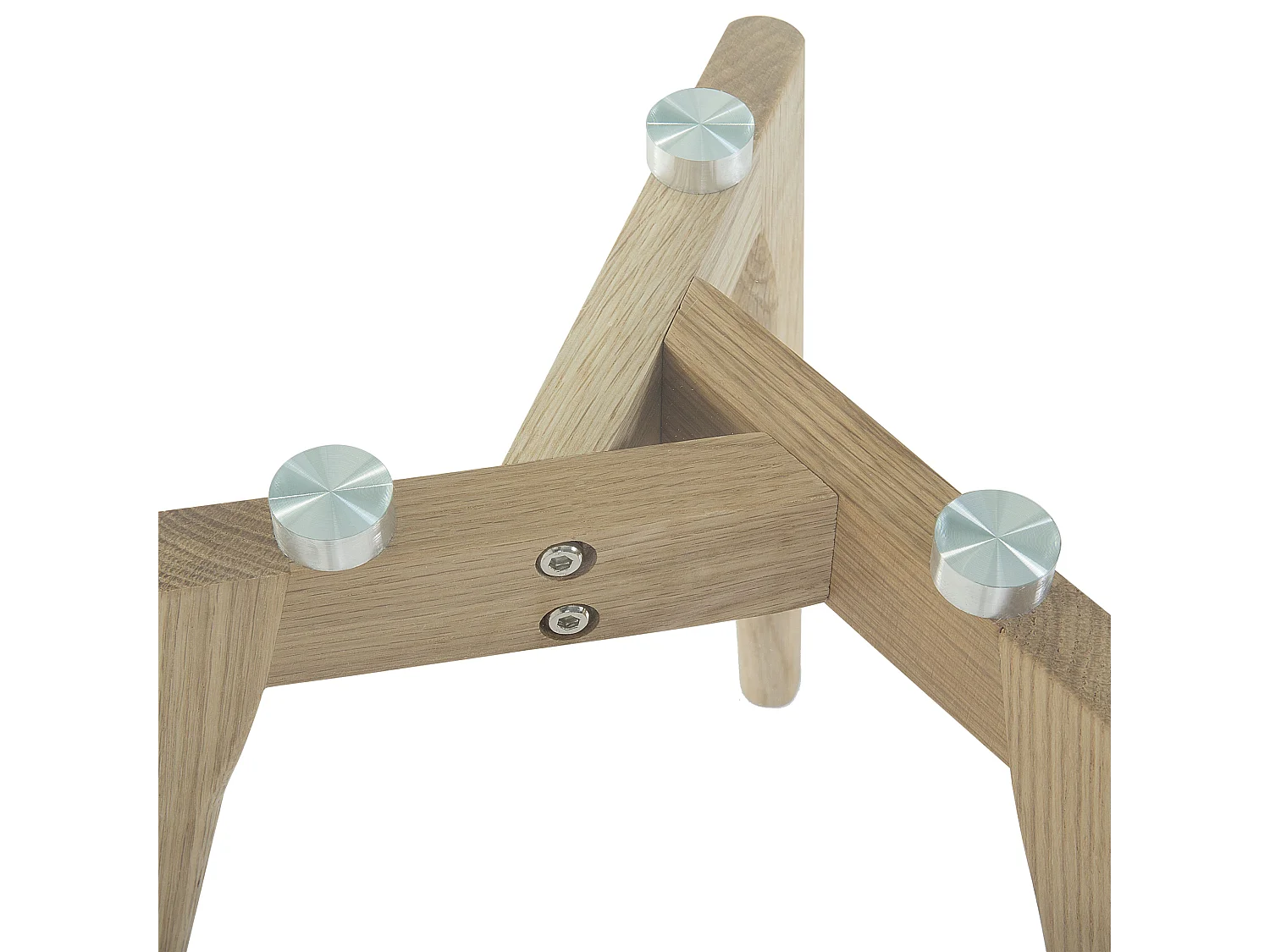 Conjunto de 2 mesas de centro MISSOURI Vidrio Transparente