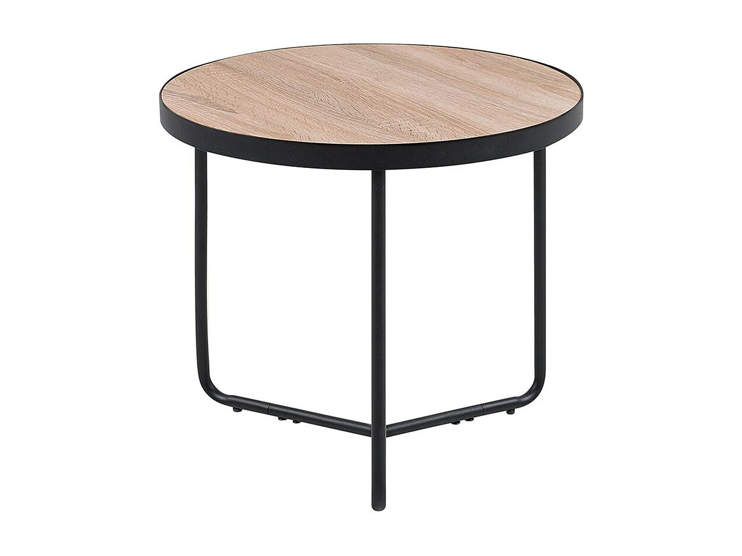 Lot de 3 tables basses MELODY Marron clair