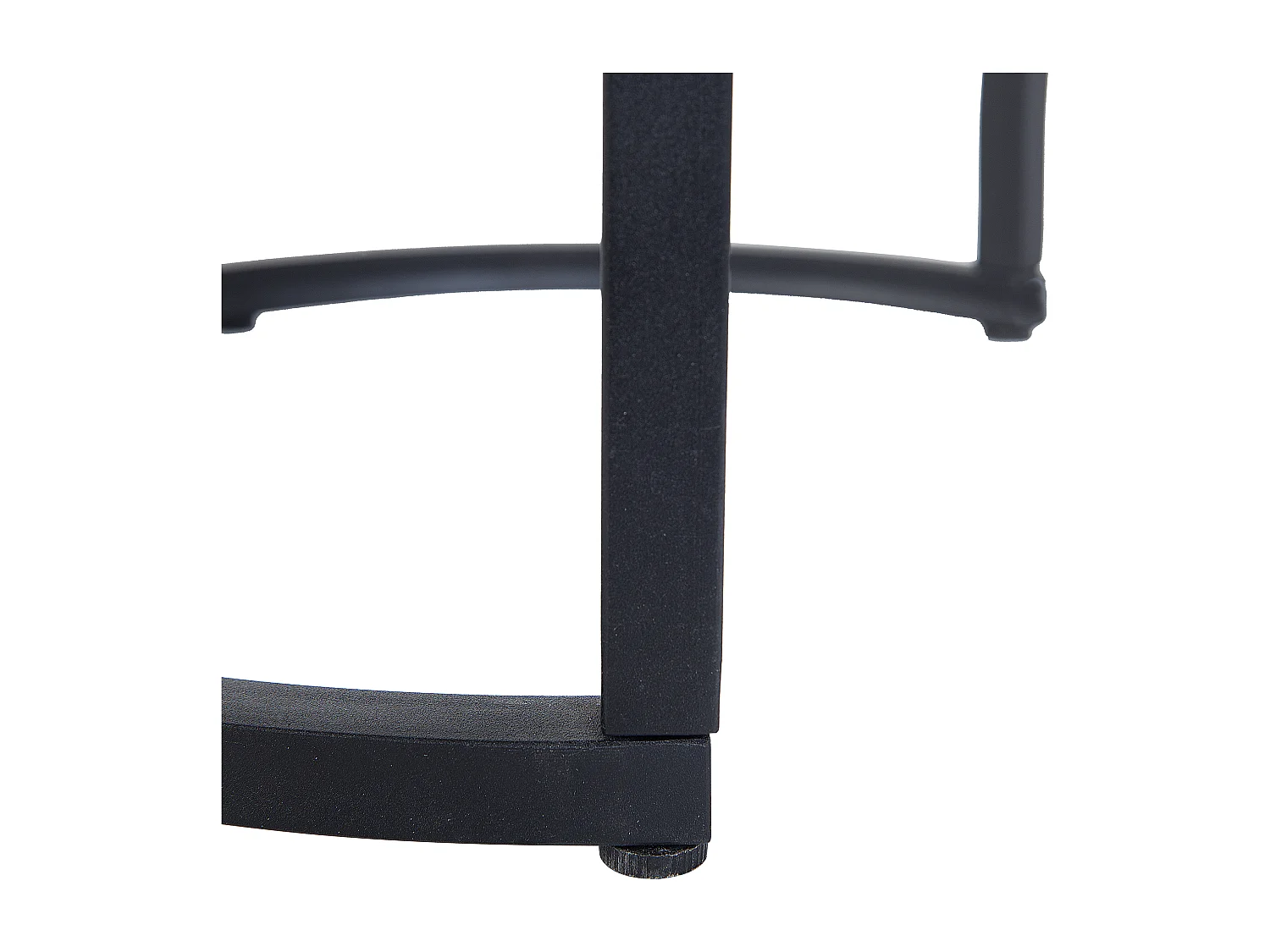 Trendy Beistelltische in 2er Set industrial Stil schwarz / braun Dixie