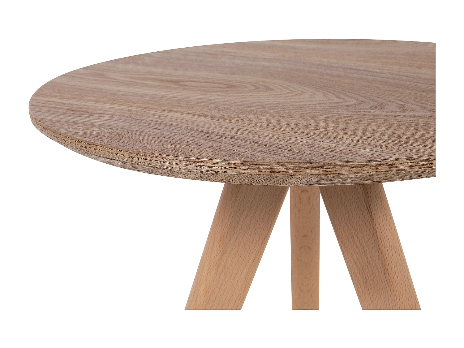 Couchtisch heller Holzfarbton Modernes 3er Set Kaffeetisch Vegas