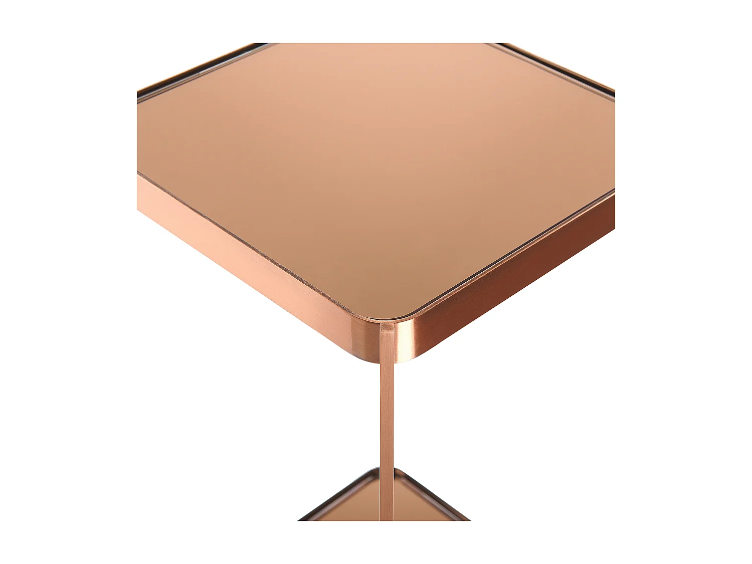 Table d'appoint ALSEA Verre de sécurité Cuivré