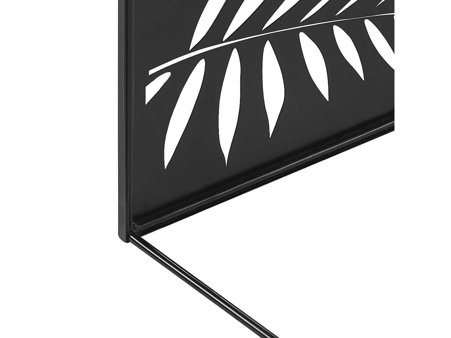 Set van 3 salontafels WALDO Metaal Zwart