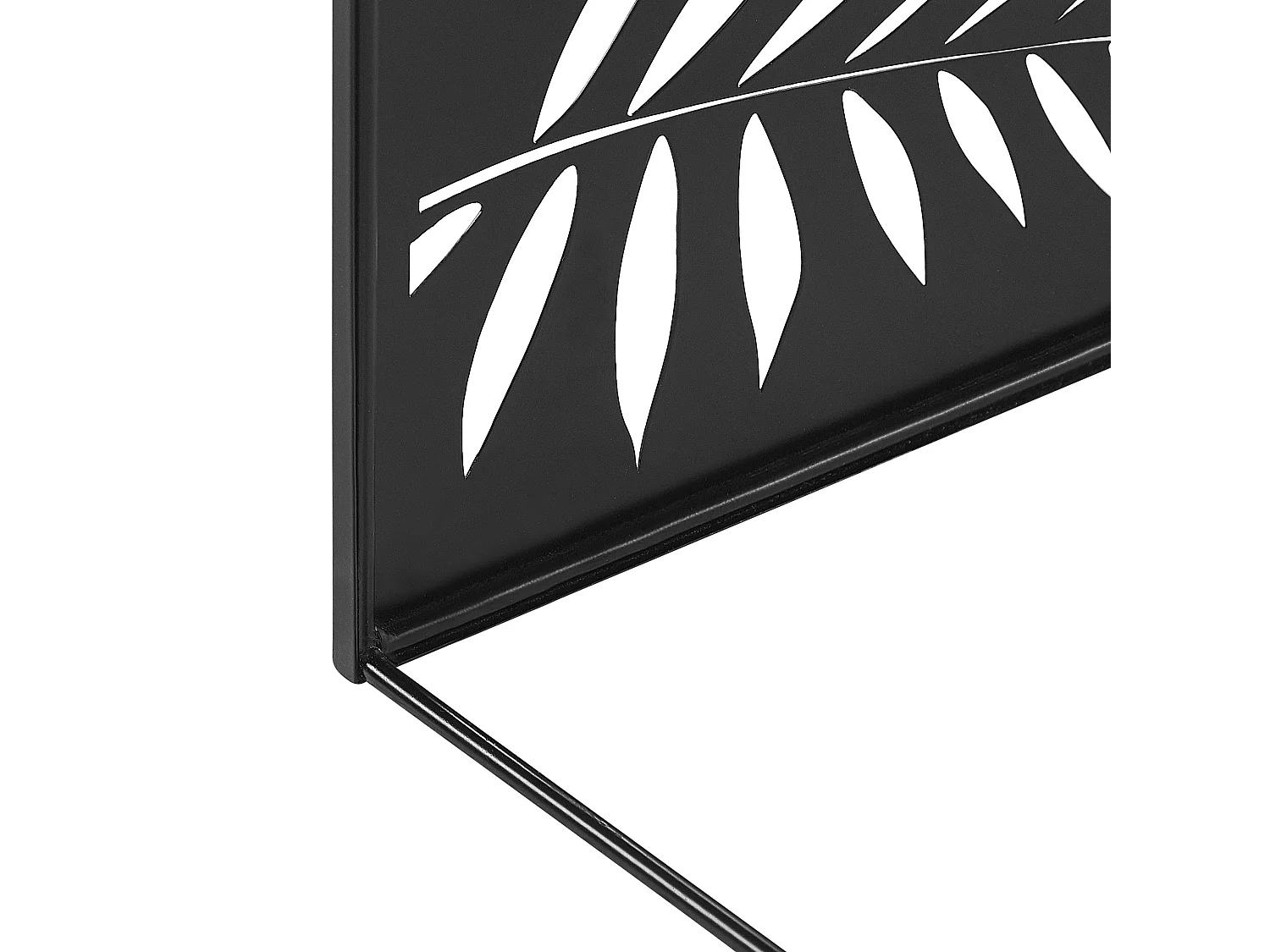 Set van 3 salontafels WALDO Metaal Zwart