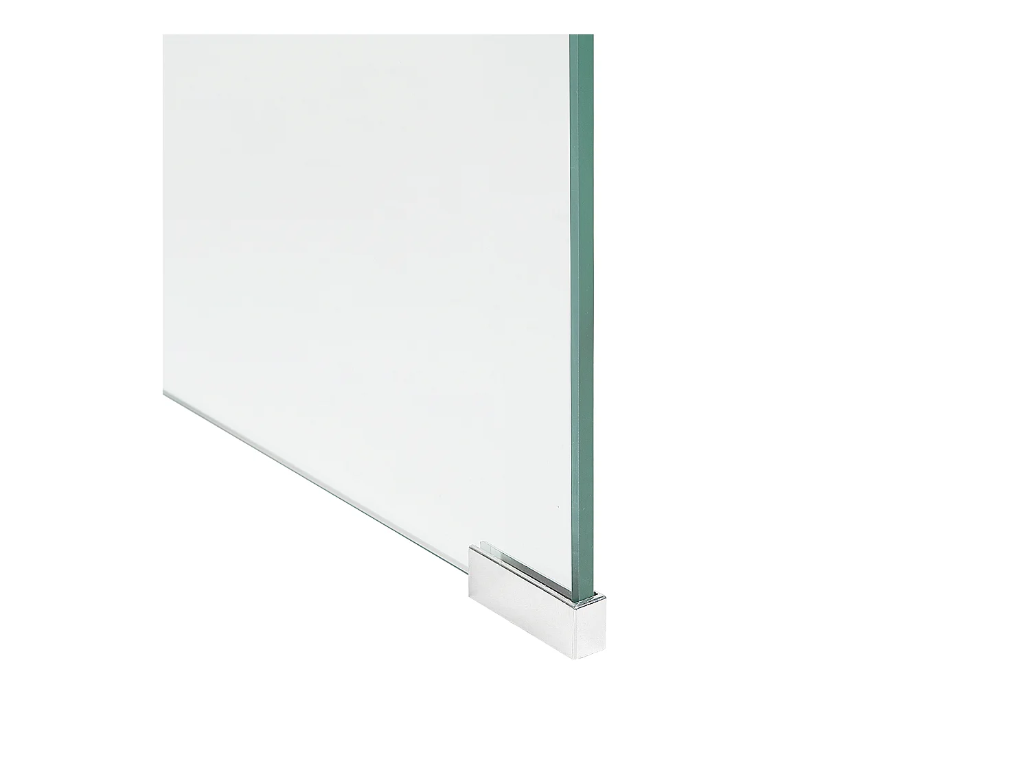 Minimalistisches Beistelltisch-Set transparent Glas Kendall