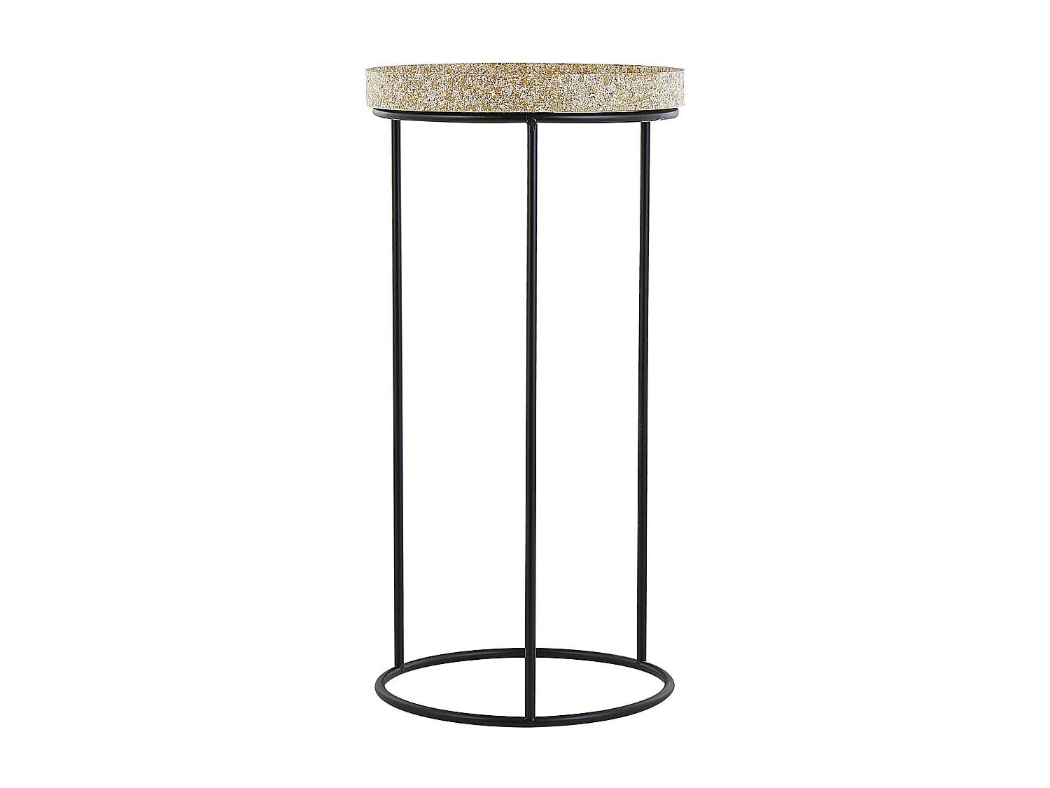 Lot de 3 tables d'appoint TEXON Noir