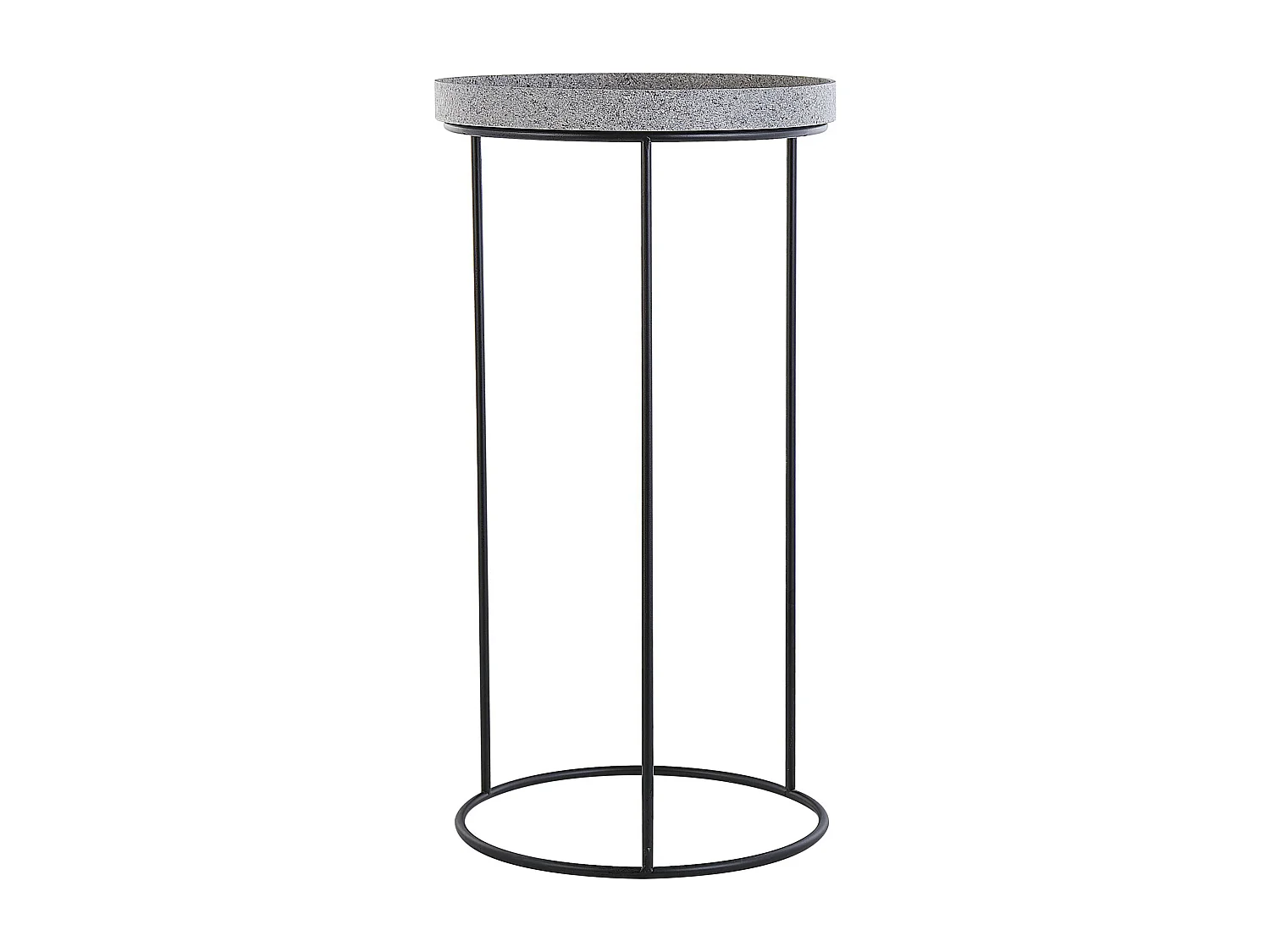 Lot de 3 tables d'appoint TEXON Noir