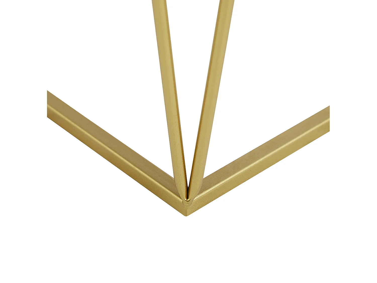 Lot de 2 tables d'appoint SIERRA Verre Doré