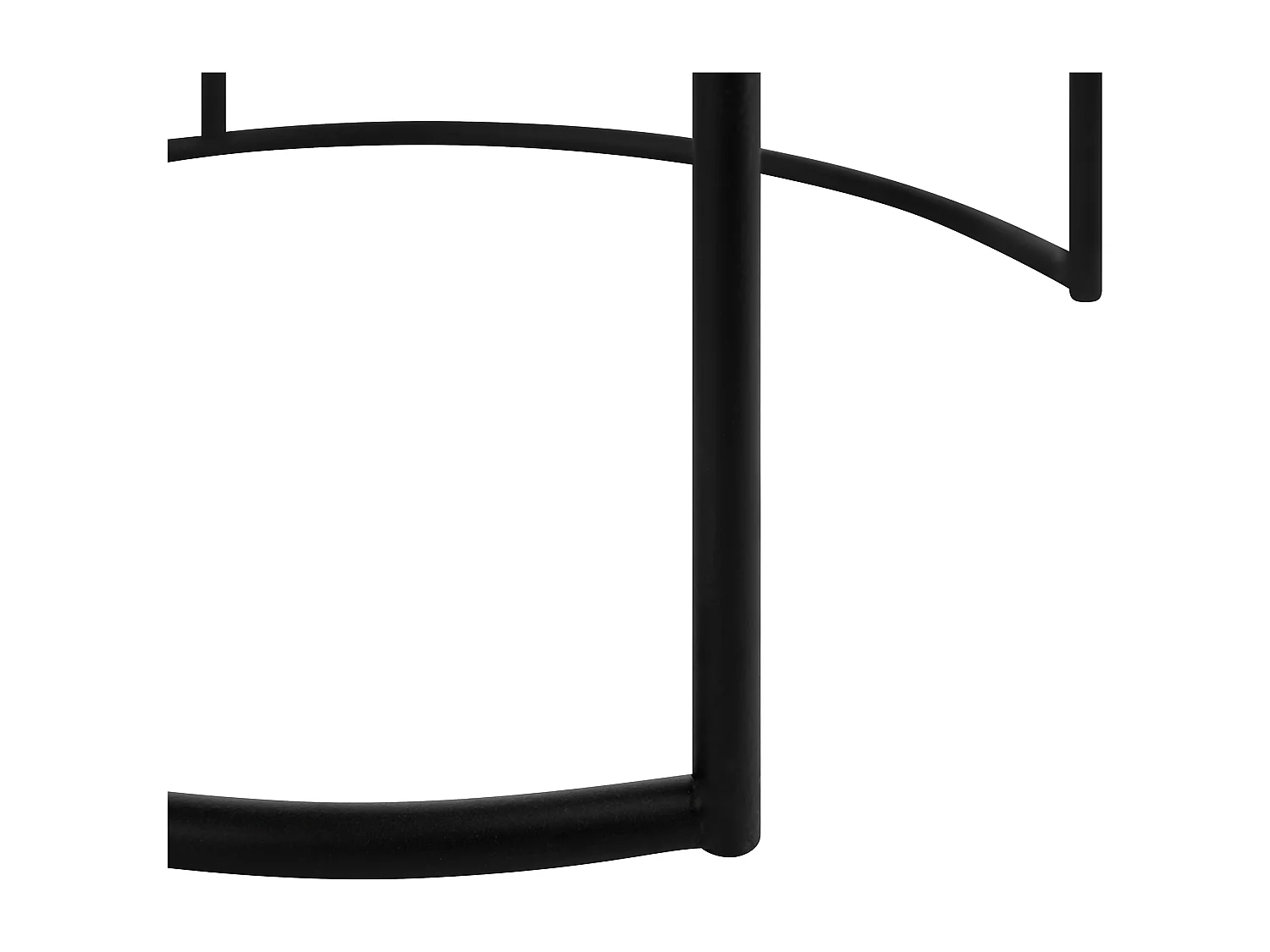Set di 2 tavolini TWINS Metallo Nero