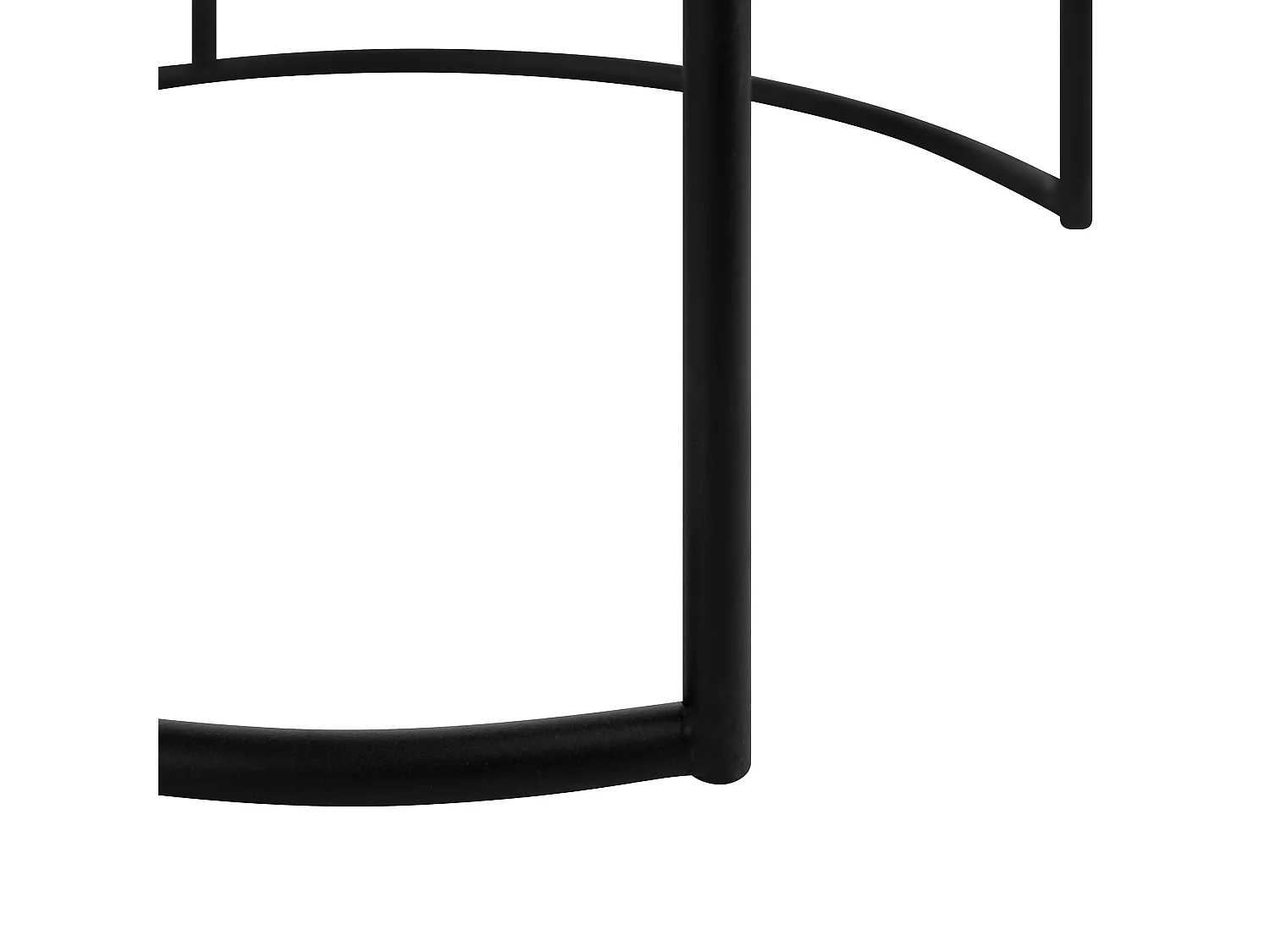 Beistelltisch 2er Set TWINS Metall Schwarz