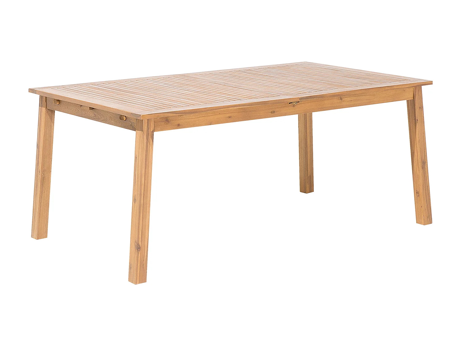 Mesa de jardín extensible CESANA 180/240 cm 100 cm Madera de acacia Marrón claro
