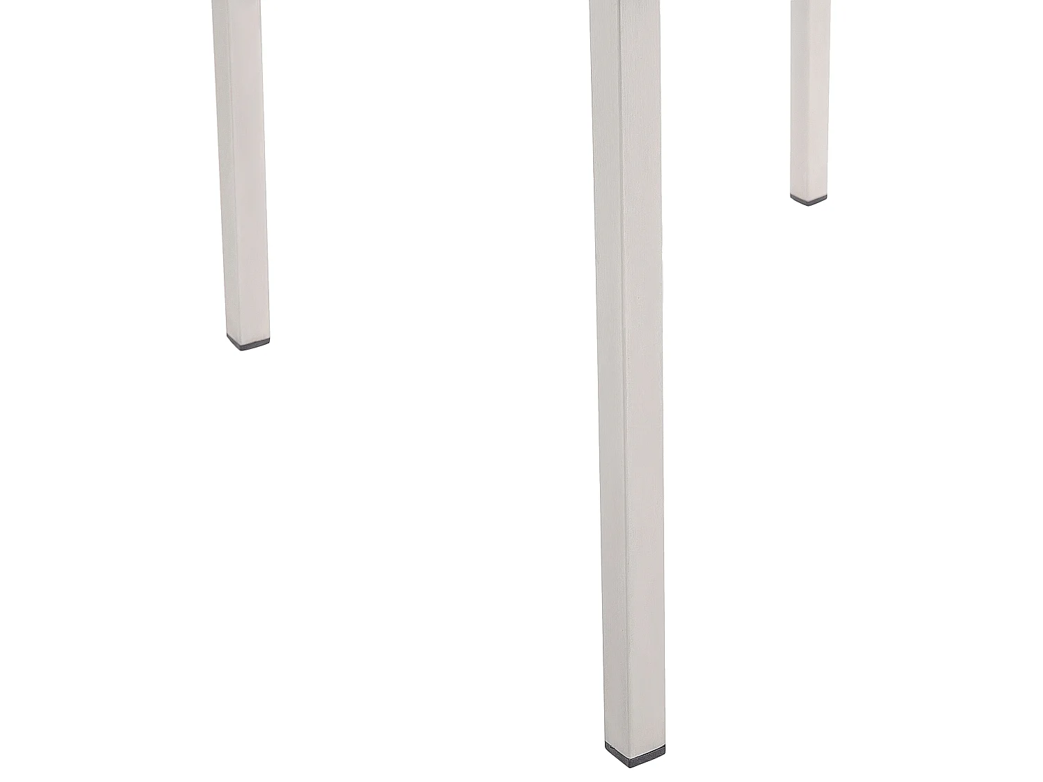 Salle à manger de jardin 6 places GROSSETO Triple plaque Basalte Flammé Noir