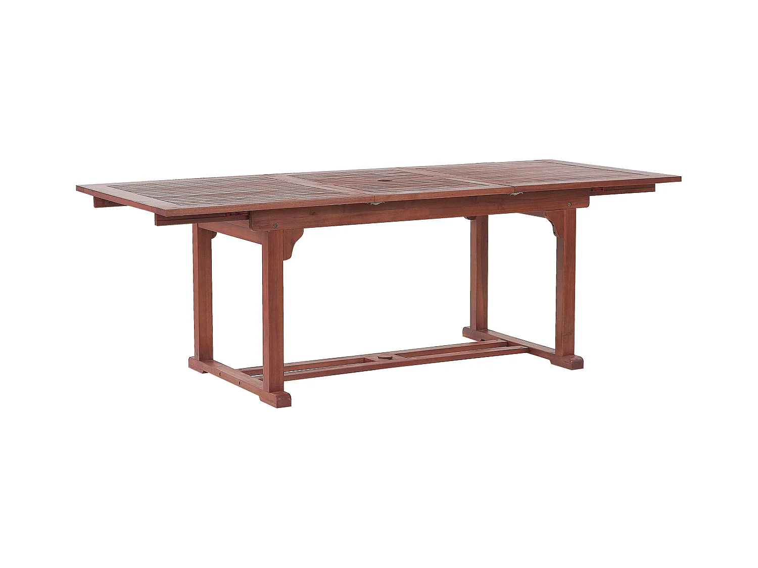 Table de salle à manger de jardin extensible TOSCANA 160/220 cm 90 cm Acacia Marron foncé