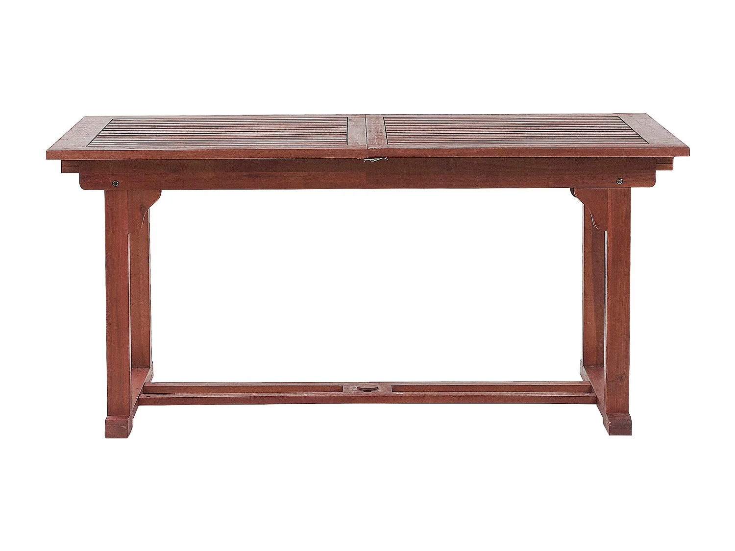 Mesa de jardín extensible TOSCANA 160/220 cm 90 cm Madera de acacia Marrón oscuro