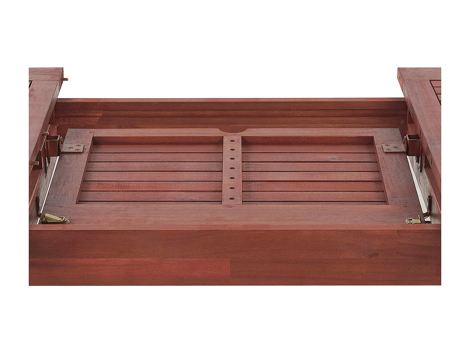 Mesa de jardín extensible TOSCANA 160/220 cm 90 cm Madera de acacia Marrón oscuro