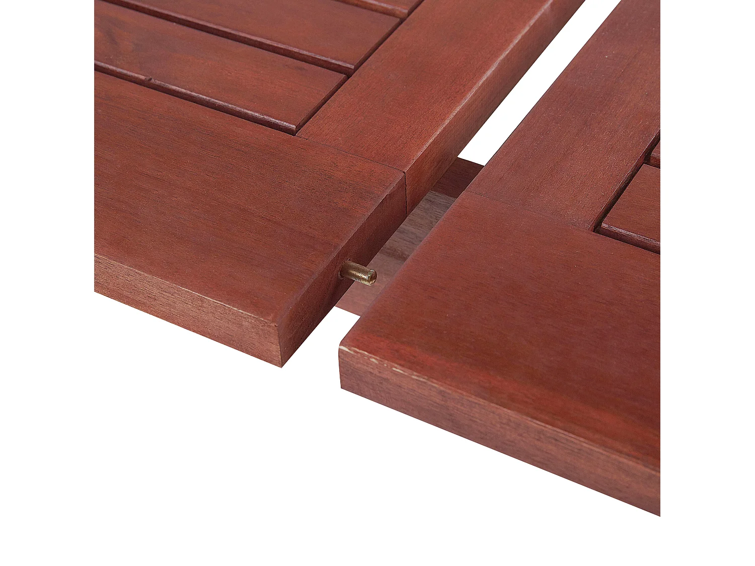 Table de salle à manger de jardin extensible TOSCANA 160/220 cm 90 cm Acacia Marron foncé