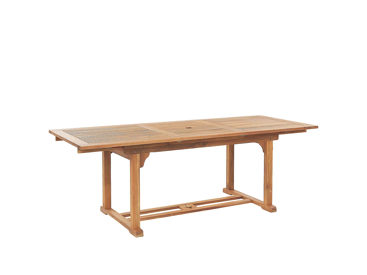 Stół ogrodowy rozkładany JAVA 160/220 cm 90 cm Drewno akacjowe Jasnobrązowy