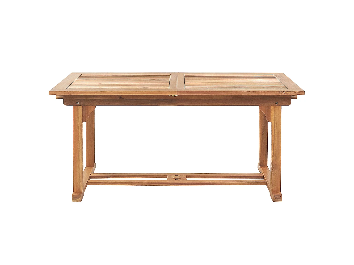 Stół ogrodowy rozkładany JAVA 160/220 cm 90 cm Drewno akacjowe Jasnobrązowy