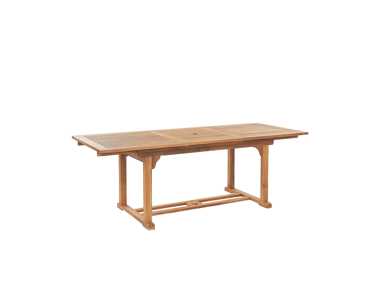 Tuintafel 160/220 x 90 cm Hout Lichte houtkleur JAVA