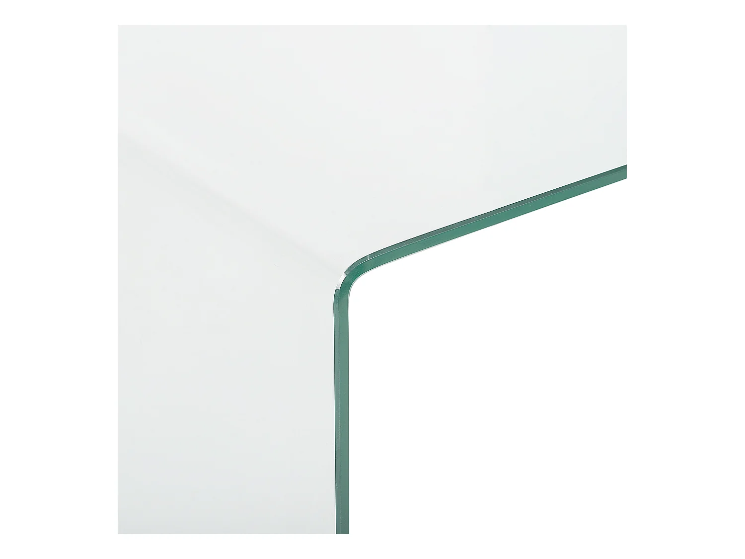 Minimalistischer Konsolentisch transparent Glas Kendall