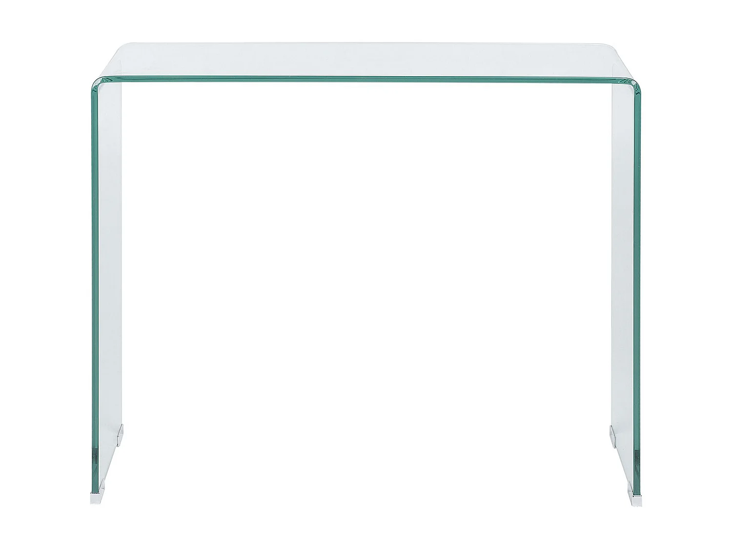 Consoletafel KENDALL Veiligheidsglas Transparant