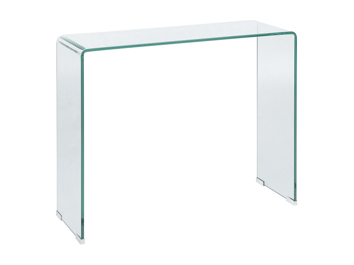 Consoletafel KENDALL Veiligheidsglas Transparant
