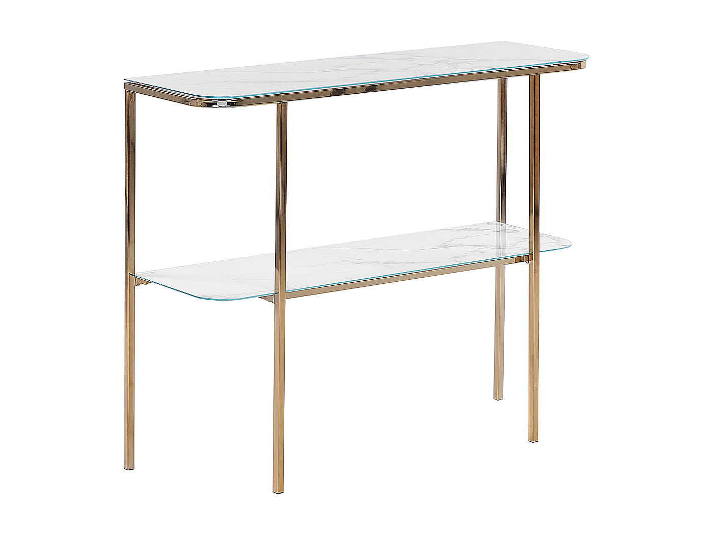 Consolle Metallo Oro Tavolino Consolle Vetro E Metallo Oro - Moderno Per Ingresso O Salotto Mobile Vetro Metallo Oro Moderno