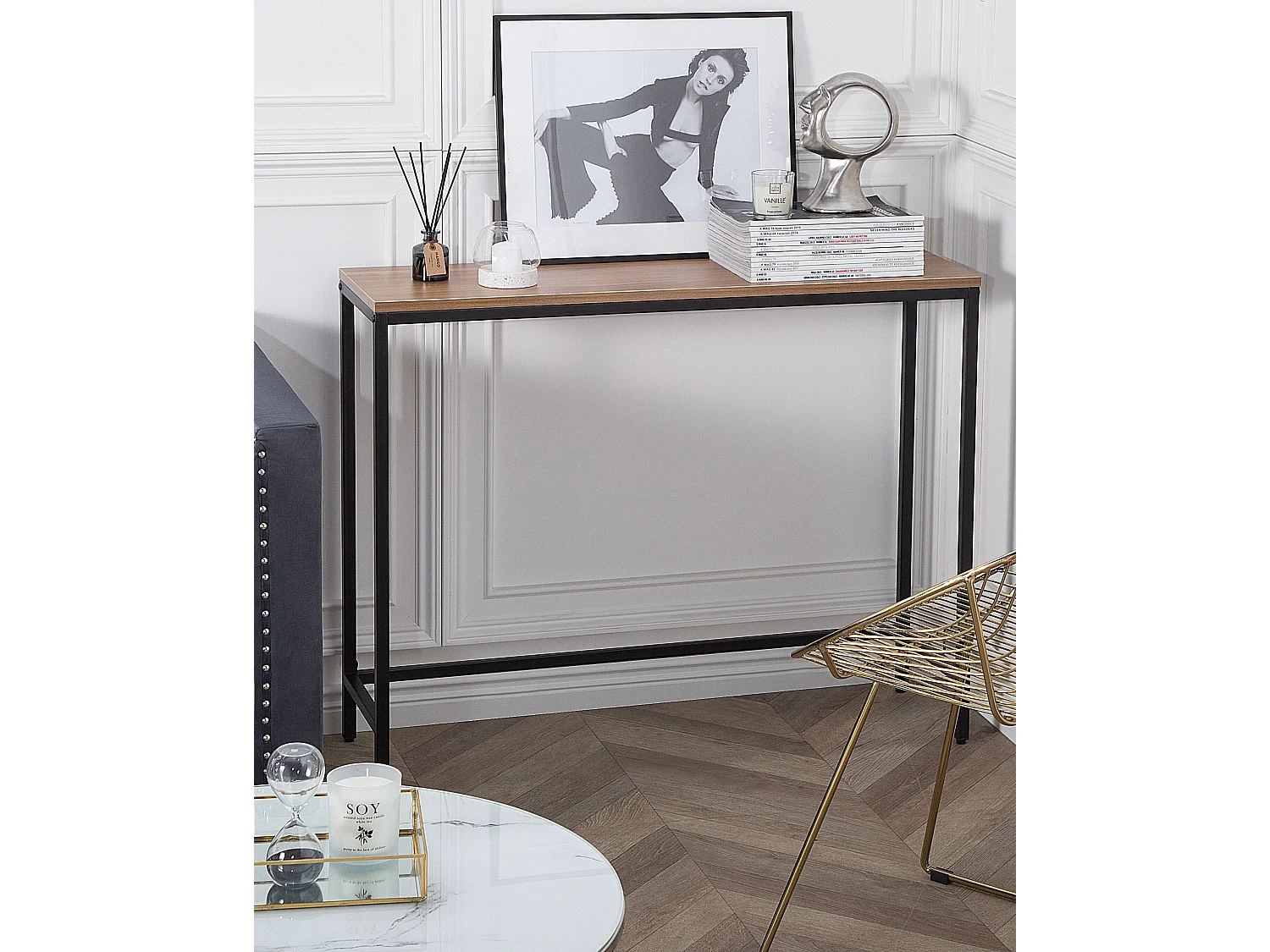 Console TULIA Marron foncé