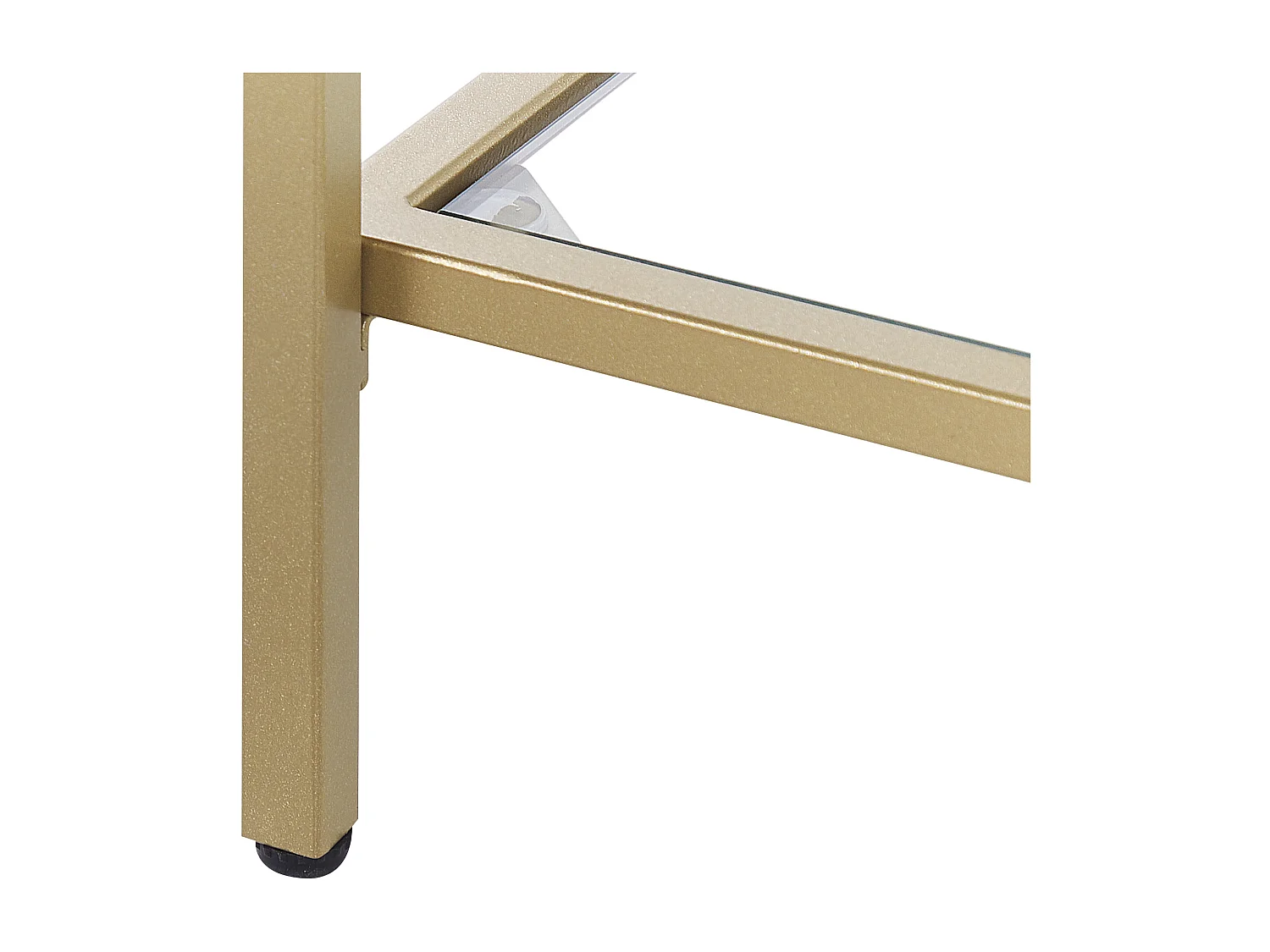 Console ORETTA Verre de sécurité Doré