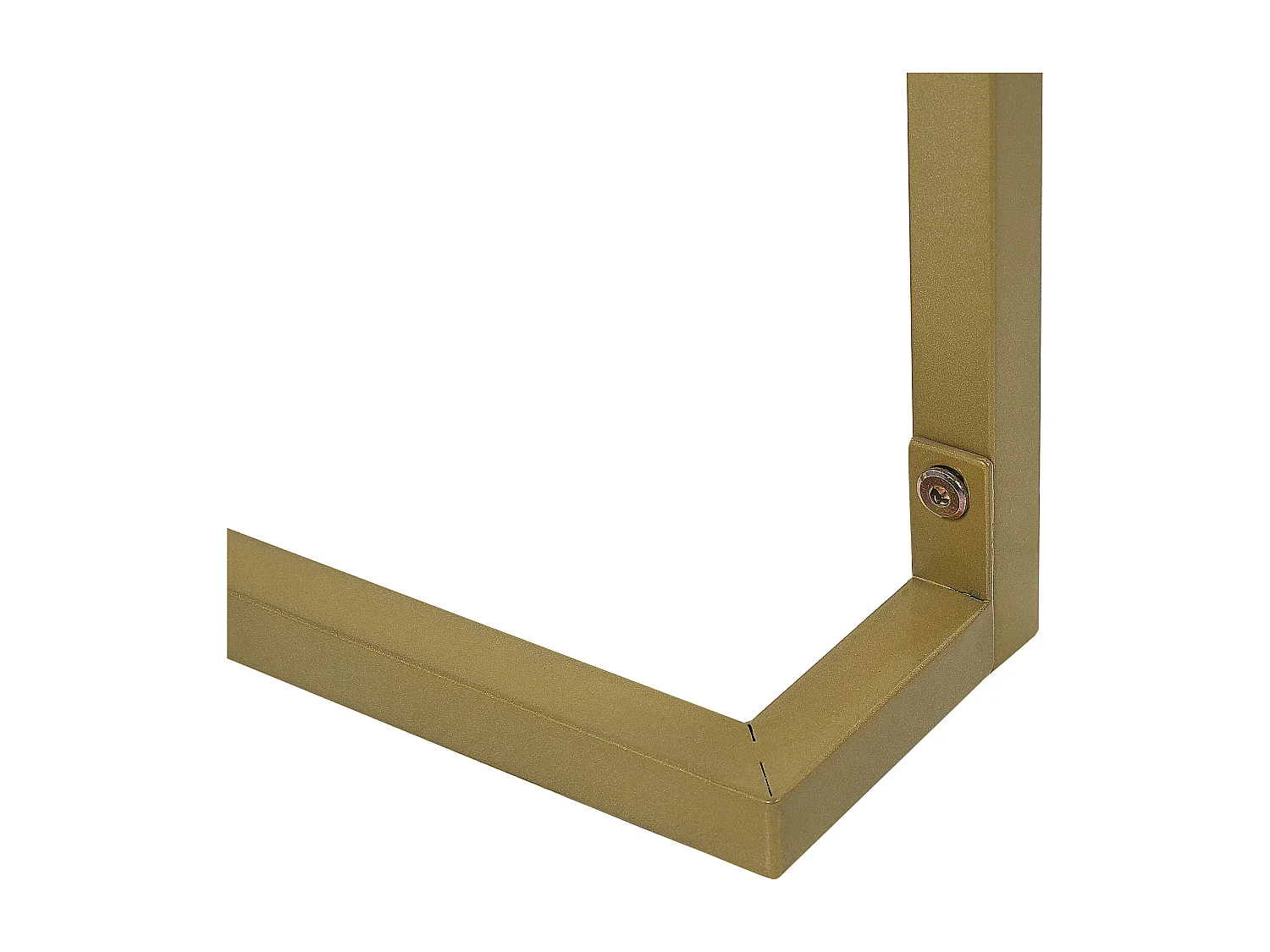 Console Table de bureau WESTPORT Blanc/doré 115 cm 50 cm avec rangement