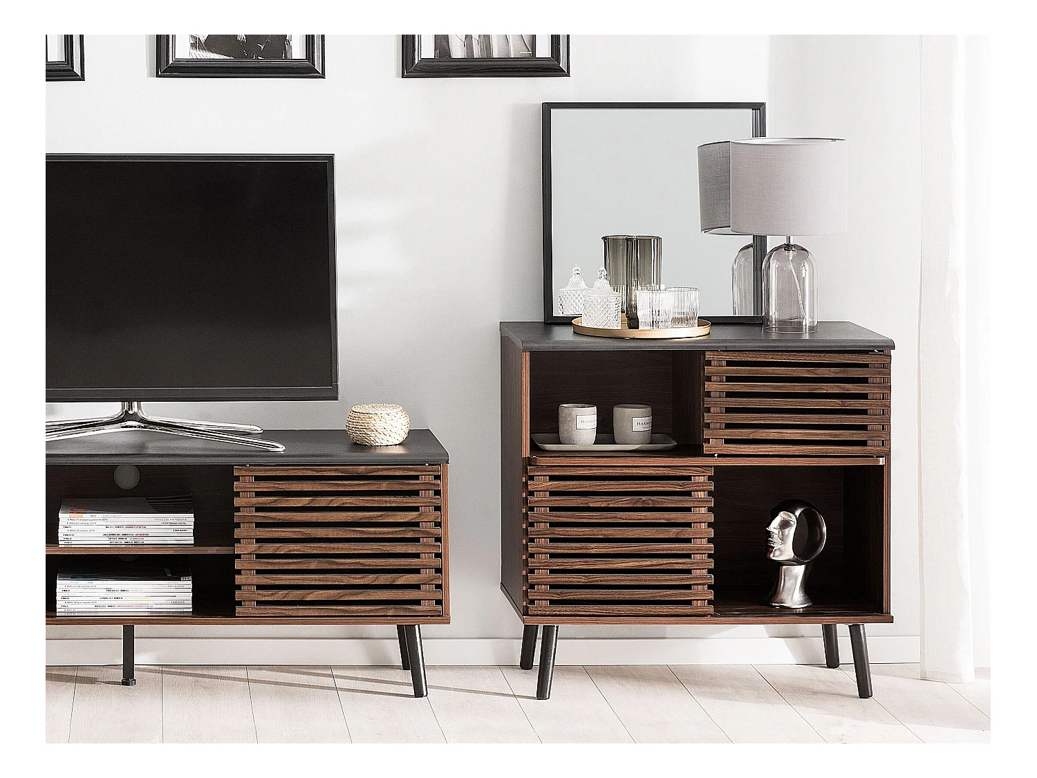 Kast PERTH Donkerbruin