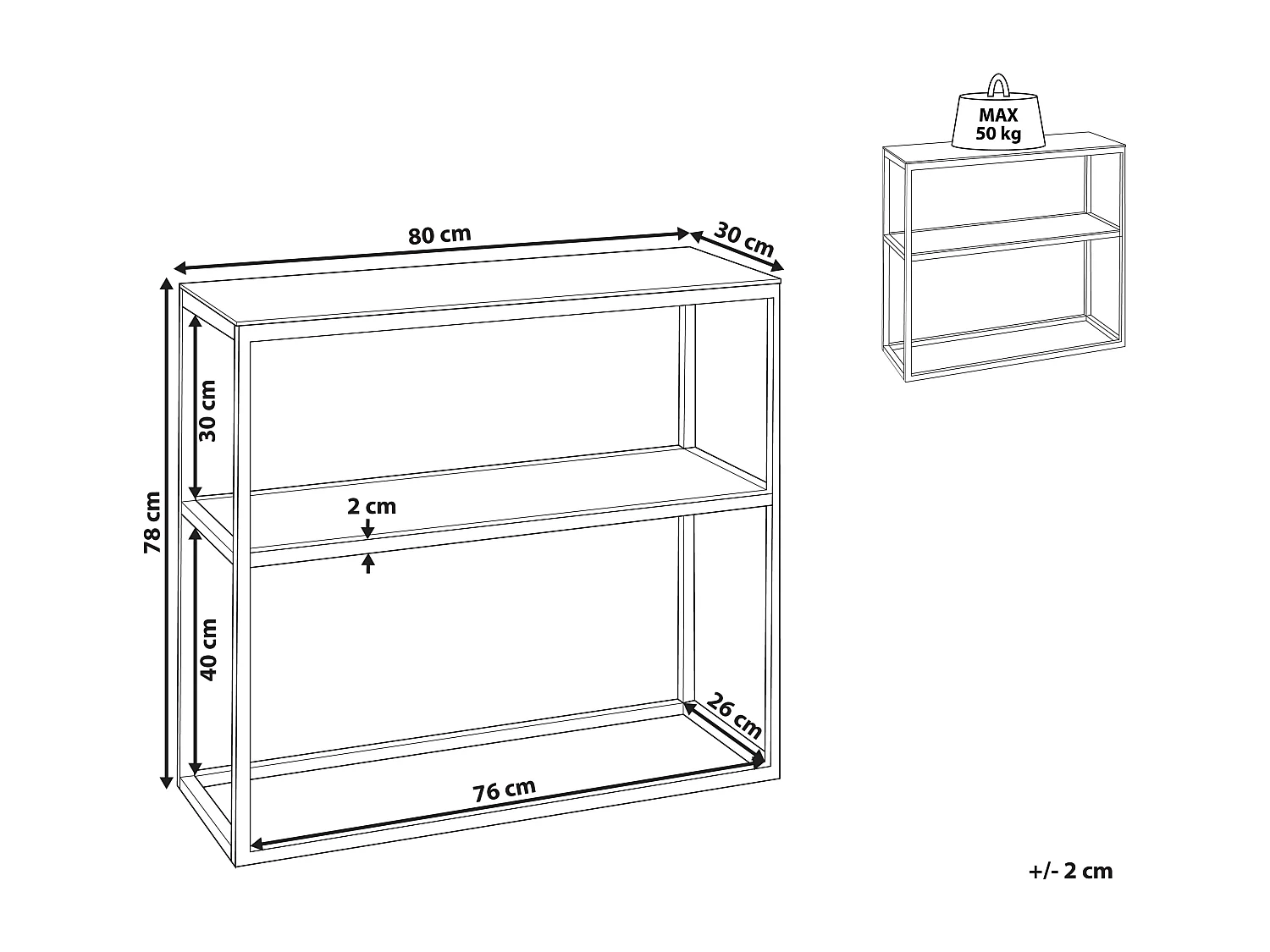 Tavolino consolle AZUSA Vetro temperato Marmo bianco
