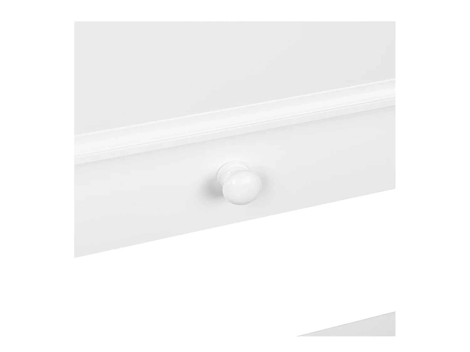 Moderner Konsolentisch in Weiß Landhausstil Tobago