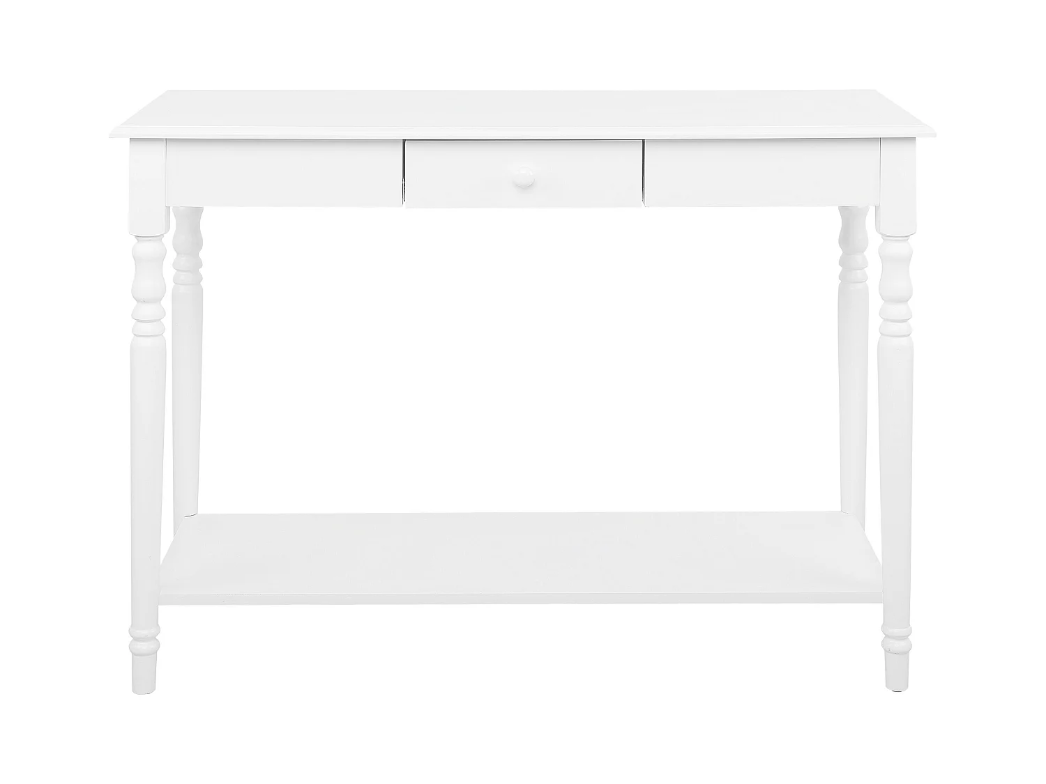Moderner Konsolentisch in Weiß Landhausstil Tobago