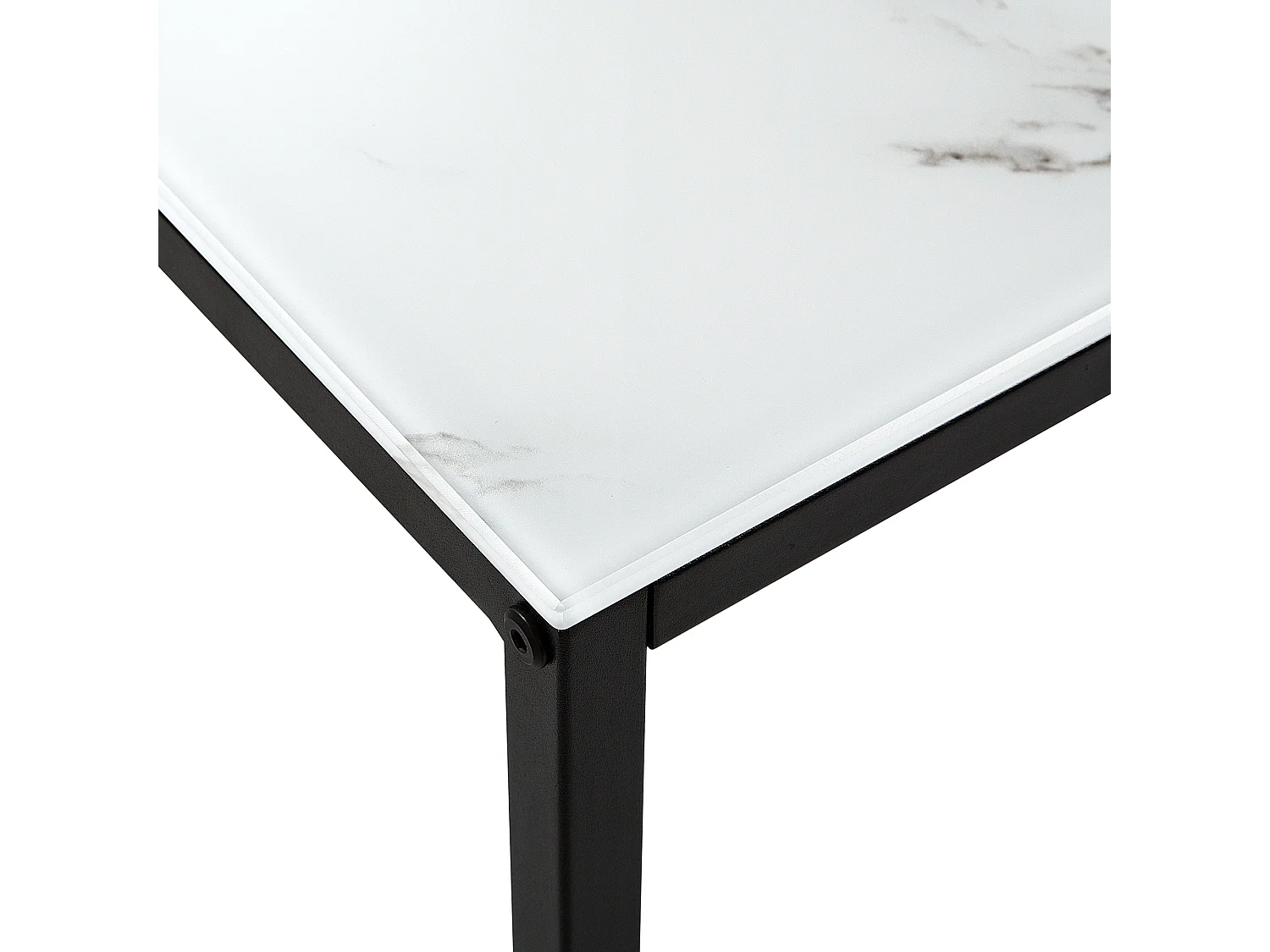 Consoletafel DELANO Veiligheidsglas Marmer/zwart
