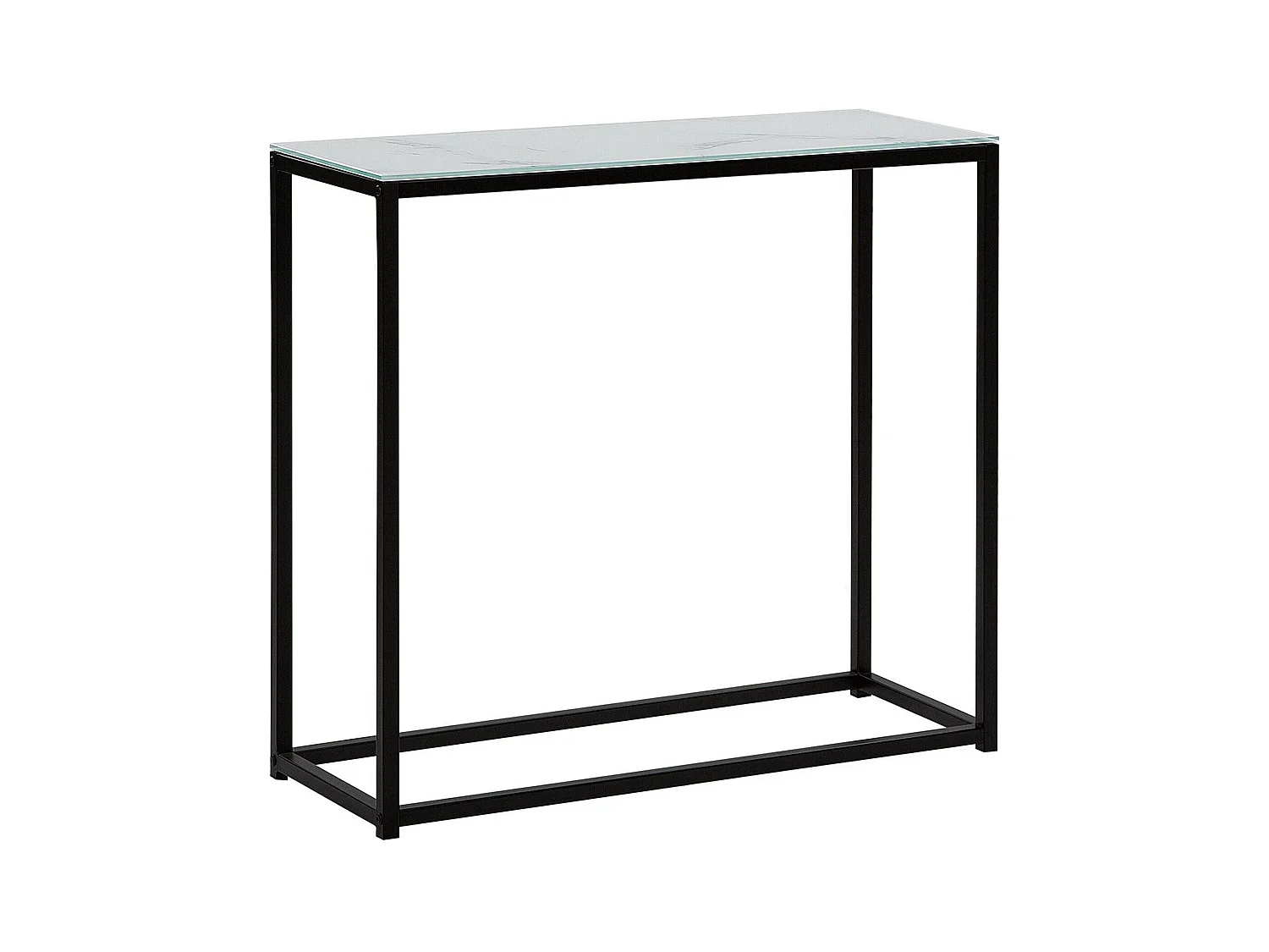 Consoletafel DELANO Veiligheidsglas Marmer/zwart