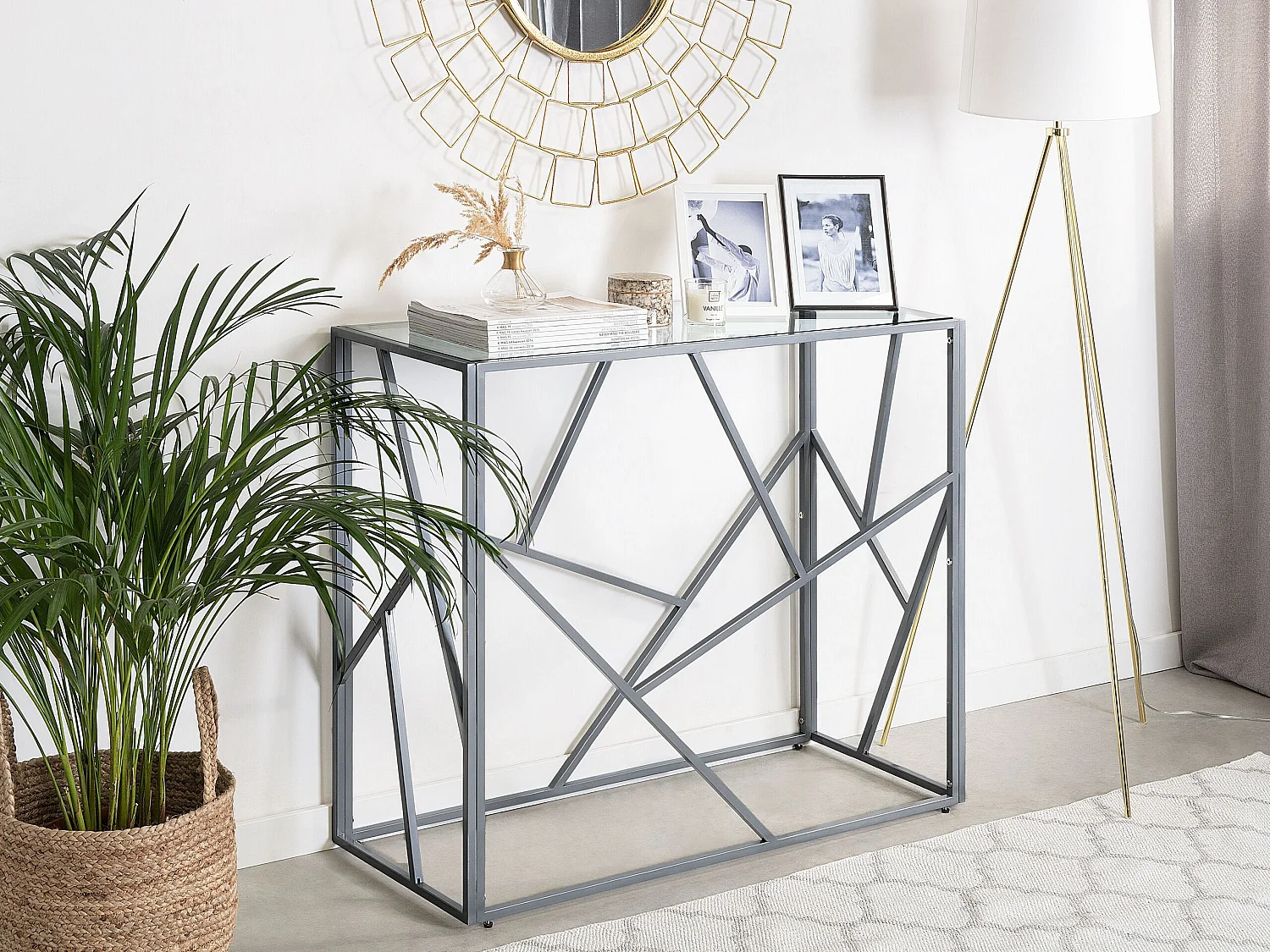 Consoletafel ORLAND Zilver