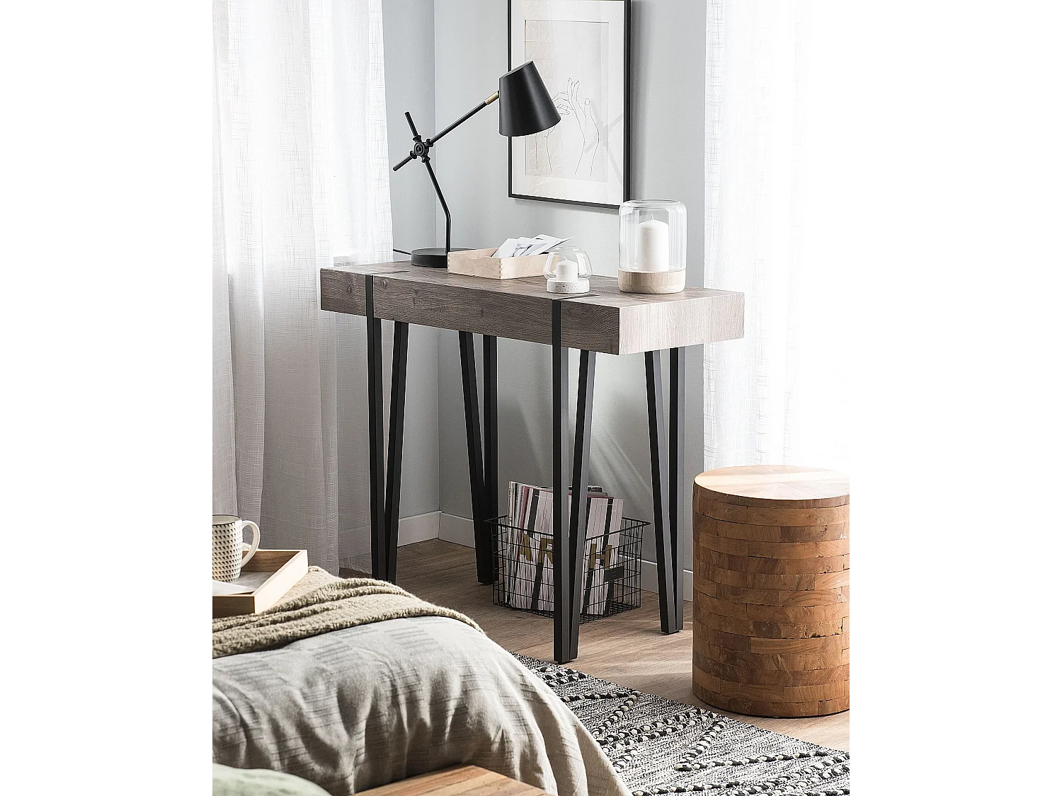 Consoletafel ADENA Bruin