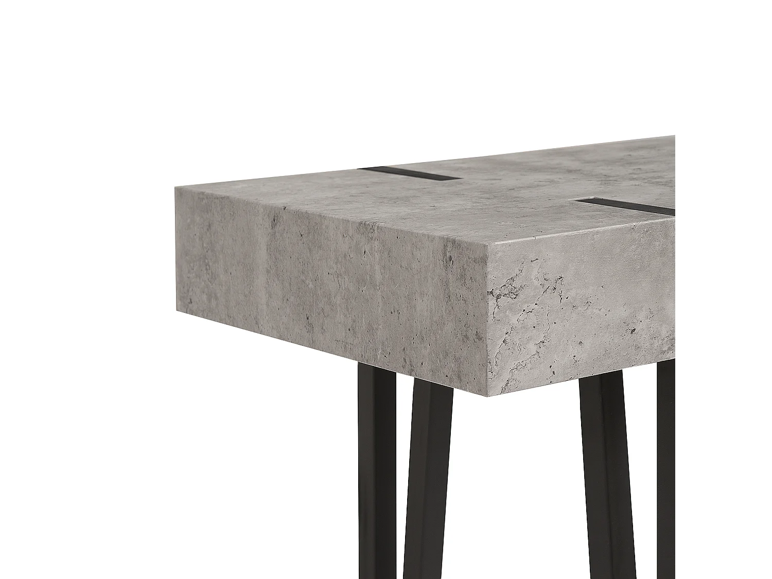 Console ADENA Effet béton gris