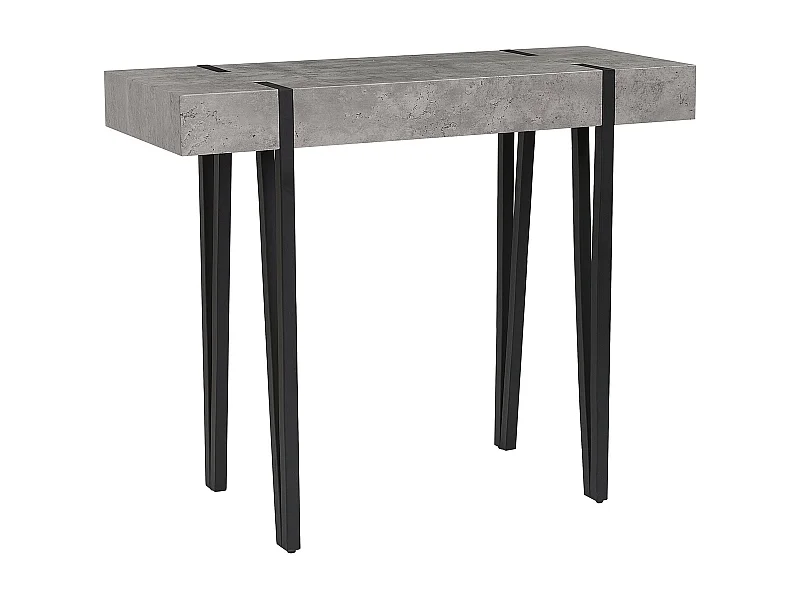 Tavolino consolle ADENA Grigio effetto cemento