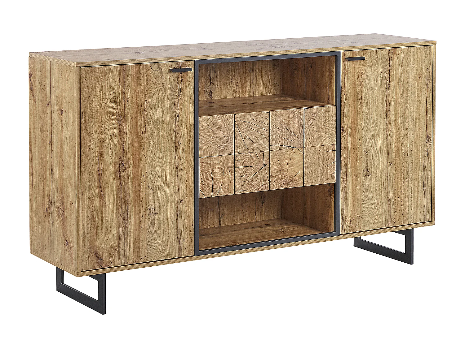 Commode 2 portes BOISO Marron